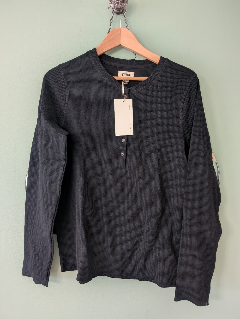 NWT Pact Apparel Henley Top